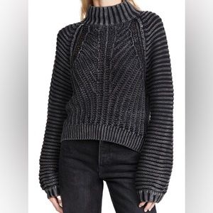 Free People Mock Neck Sweater